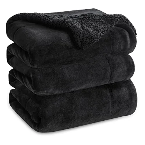Bedsure GentleSoft Sherpa Fleece Blanket, King