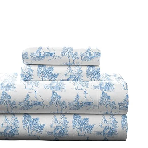 Pointehaven 180 GSM 100% Cotton Flannel Sheet Set