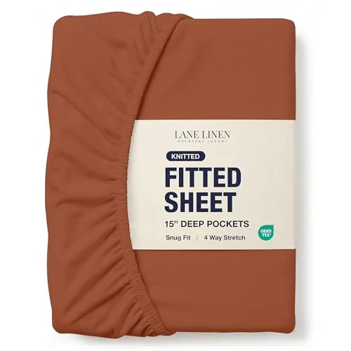 Queen Fitted Sheet with Strong All-Around Elastic and 4-Way Stretch