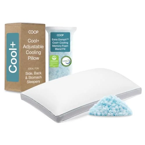 Coop Home Goods Cool+ Adjustable Pillow, Queen