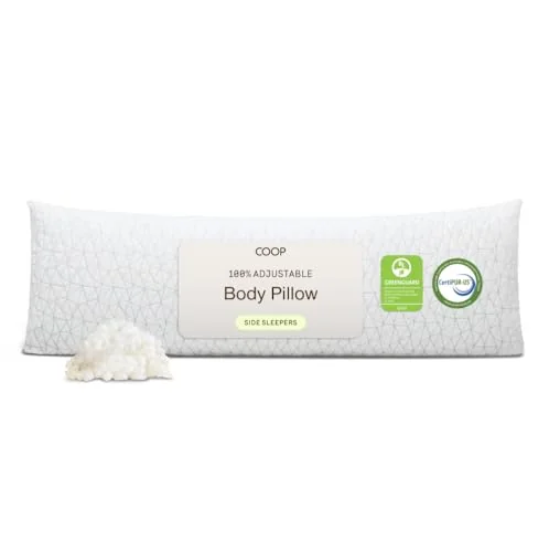Coop Home Goods Original Adjustable Body Pillow, 20 x 54 inch