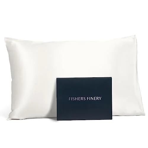 Fishers Finery 25mm Pure Mulberry Silk Pillowcase