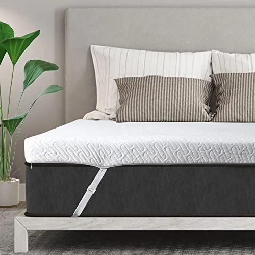 VALUXE 3 Inch Gel Memory Foam Mattress Topper Queen